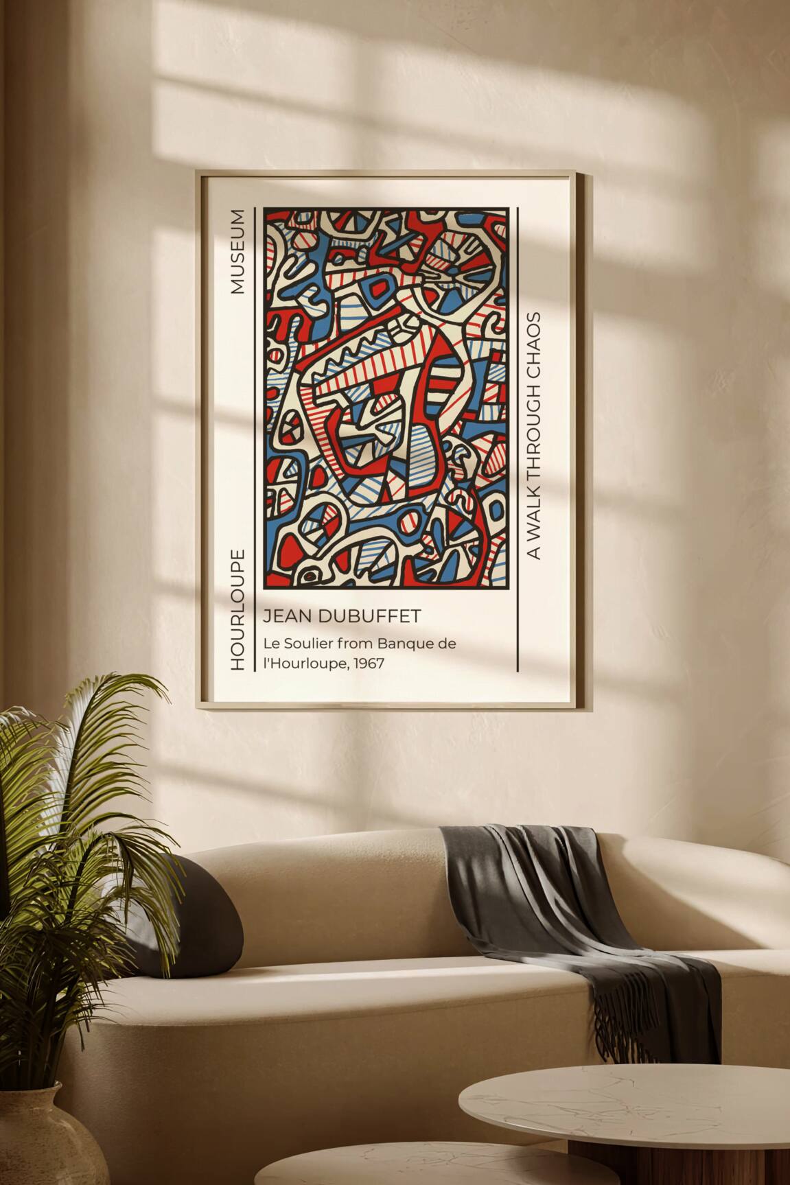 Mind in Motion - Modern Sanat Tablosu - Mubéra El Yapımı Soya Wax Mum